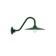 12" Conoco, 307-Emerald Green, G26 Gooseneck Arm, Nostalgic Edison-Style Victorian 40 Watt Light Bulb