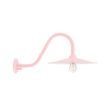 15" Conoco, 480-Blush Pink, G15 Gooseneck Arm, Nostalgic Edison-Style 1910 Era 60 Watt Light Bulb