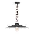 12" Conoco, 100-Black, CRZ-Red Chevron Cord, Nostalgic Edison-Style Victorian 40 Watt Light Bulb
