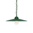 12" Conoco, 307-Emerald Green, CSGW-Gold & White Cloth Cord, Nostalgic Edison-Style Victorian 40 Watt Light Bulb