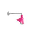 12" Fire Chief, 490-Magenta, CGG-Standard Cast Guard, 975-Galvanized, FST-Frosted Glass, G14 Straight Arm, 980-Brushed Aluminum