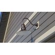 16” Cherokee, 601-Chocolate Finish, FST-Frosted Glass, G11 Gooseneck Arm | Photo Courtesy of the Homeowner