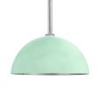 16" Loma, Exterior in 370-Mint, Interior in 975-Galvanized, Stem in 975-Galvanized