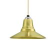 12" Aero LED, 997-Natural Raw Brass, CSGW-Gold & White Cloth Cord
