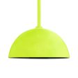 16" Loma LED, Exterior in 380-Chartreuse, Interior in 100-Black, Stem in 380-Chartreuse