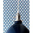 10” Gladstone, 705-Navy, Nickel Socket with Knob Switch, CSW-White Cloth Cord | As seen in Country Living magazine, December 2019. Photography by Brian Woodcock.