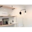 Downtown Swing Arm Sconces, 100-Black, G66 14” Arms | Photo Courtesy of Hunter Design & Build