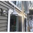 8” Avalon, 975-Galvanized, G26 Gooseneck Arm | Photo Courtesy of Homeowner
