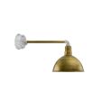 12" Wilcox LED, 998-Natural Weathered Brass, G14 Straight Arm