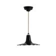 16" Seaside LED, 100-Black, CSBG-Black & Gold Cloth Cord