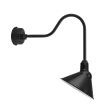 14" Fire Chief LED, 100-Black, G24 Gooseneck Arm