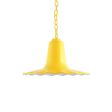 12" Seaside LED, 500-Buttery Yellow, CSW-White Cloth Cord