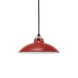 10" Sinclair LED, 400-Barn Red, CSB-Black Cloth Cord