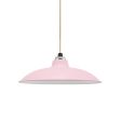 12" Sinclair LED, 480-Blush Pink, CSGW-Gold & White Cloth Cord