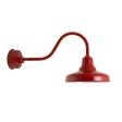 14" Union LED, 400-Barn Red, G22 Gooseneck Arm