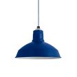 14" Dino LED, 700-Royal Blue, CSUW-Blue & White Cloth Cord