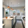 12" Avalon, 995-Raw Copper, CMG-Grey Cotton Cord | Photo Courtesy of Homeowner