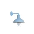 12" Dino Nautical LED, 765-Delphite, CGG-Standard Cast Guard, FST-Frosted Glass, G3 Straight Arm
