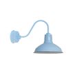 12" Dino LED, 765-Porcelain Delphite, G11 Gooseneck Arm