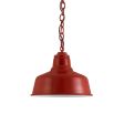 10" Esso LED, 400-Barn Red, SBK-Standard Black Cord