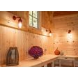 Industrial Guard Sconce, 400-Barn Red, No Shade, CGG-Cast Guard, Clear Glass | Photo Courtesy of Houses and Barns by John Libby and Izzy Bouchard Photography