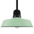 20" Scrimmage, 355-Porcelain Jadite, Heat Sink in 150-Black, Mounting in 150-Black, SMK-Smoke Crackle Glass