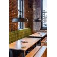 24" The Original™, 105-Textured Black, SBK-Standard Black Cord | Courtesy of Urban Putt, Visual Interest, and Roth Sheppard Architects