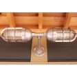 Atomic Topless Double Industrial Guard Sconce, 975-Galvanized, TGG-Heavy Duty Cast Guard | Photo Courtesy of Homeowner