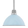 20" Kickoff, 765-Porcelain Delphite, Heat Sink in 975-Galvanized, Mounting in 975-Galvanized