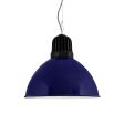 14" Kickoff, 750-Porcelain Cobalt Blue, Heat Sink in 150-Black, CSBW-Black & White Cloth Cord