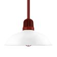 20" Gridiron, 200-White, Heat Sink in 400-Barn Red, Mounting in 400-Barn Red, WGG-Wire Guard in 400-Barn Red, FST-Frosted Glass