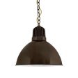 14" Kickoff, 601-Chocolate, Heat Sink in 601-Chocolate, Chain in 601-Chocolate, CSGW-White & Gold Cloth Cord
