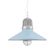 16" Touchdown, 765-Porcelain Delphite, Heat Sink in 200-White, SWH-Standard White Cord, CGG-Standard Cast Guard in 975-Galvanized, RIB-Ribbed Glass