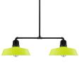 20" Scrimmage, 380-Chartreuse, Heat Sink in 100-Black, 18" Arms & Mounting in 100-Black, WGG-Wire Guard in 100-Black, CLR-Clear Glass