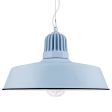 20" Scrimmage, 765-Porcelain Delphite, Heat Sink in 765-Delphite, SWH-Standard White Cord, TGG-Heavy Duty Cast Guard in 250-White, RIB-Ribbed Glass