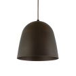 16" Egg, 615-Oil-Rubbed Bronze, CSBB-Black & Brown Chevron Cord
