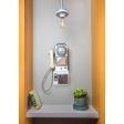 Retro Renovation Porcelain & Galvanized Pendant