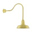 Decorative Backing Plate Cover (Displayed Here: 12" The Original™, 997-Raw Brass, G24 Gooseneck Arm, Decorative Backing Plate & Hex Cover)