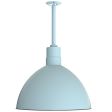 Stem Mount Canopy (Displayed here: 20" Wilcox, 765-Porcelain Delphite Blue, 12" Stem)