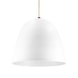 20" Egg, 200-White, CSGW-Gold & White Cloth Cord