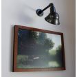 8” Emblem Sign Light, 650-Bronze, G17 Straight Gooseneck Arm