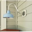 10" Esso Gooseneck Light, 765-Delphite Blue Finish, G11 Gooseneck Arm in Brushed Aluminum | Photo Courtesy of Homeowner