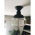 Primary Schoolhouse Semi-Flush Mount Light, 100-Black, Small Clear Glass | Photo Courtesy of Morgan (@thewhitefarmhouseblog)