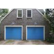 18” Rochester, 700-Royal Blue, WGG-Wire Guard in 975-Galvanized, CLR-Clear Glass, G15 Gooseneck Arm in 975-Galvanized | Photo Courtesy of Homeowner