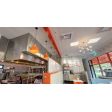 16” Wilcox Uplights, 420-Orange, SBK-Standard Black Cord | Photo Courtesy of Top Round Fort Lauderdale