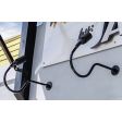 Bullet Gooseneck LED Sign Light, 100-Black, G25 Gooseneck Arm, 3500K Color Temperature | Photo Courtesy of JAG Window Tinting