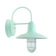 12" Dominion Sconce, 370-Mint, TGG-Heavy Duty Cast Guard, RIB-Ribbed Glass