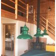 LED Laramie, 307-Emerald, CSB-Black Cloth Cord, Custom 12 ft Cord | Photo Courtesy of Homeowner