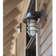 Streamline Industrial Guard Sconce, 600-Bronze, Flared Shade, CGG-Standard Cast Guard, RIB-Ribbed Glass, Dusk-to-Dawn Photocell | Photo Courtesy of Customer
