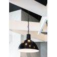 20” Wilcox, 100-Black, 4 ft of Chain in 100-Black with SBK-Standard Black Cord | Photo Courtesy of Janks Design Group, Breka Bakery, Symmetry Lighting and Christine Pienaar Photography